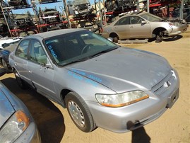 2002 HONDA ACCORD LX 4DOOR SILVER 2.3 AT A20236